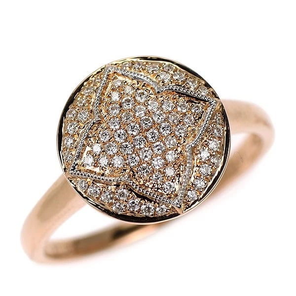 K18PG DIAMOND RING (1 of 2)