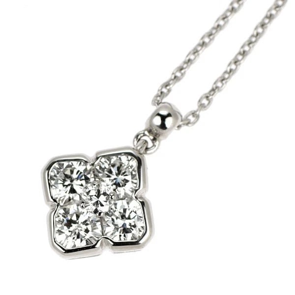 PT900/ PT850 DIAMOND PENDANT NECKLACE: Pt900/ Pt850 Diamond Pendant Necklace Brand: None Type: pendant necklace Material: Pt900/ Pt850 Color: none Size: Necklace: Chain Length ?45.5 cm Accessories: None Accessories Notice: When