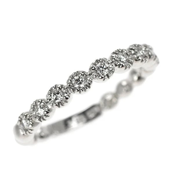 PONTEVECCHIO K18WG DIAMOND RING: Pontevecchio K18WG diamond ring Brand: Pontevecchio Type: ring Material: K18WG Main Stone/Creation Natural Color: WG Size: 4.75 - 5 US Accessories: None Accessories Notice: When purchasing