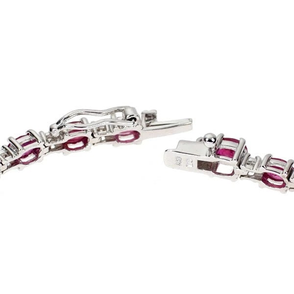 K18WG RUBY DIAMOND BRACELET - 3