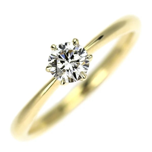 ROYAL ASSCHER K18YG DIAMOND RING: Royal Asscher K18YG Diamond Ring Brand: Royal Asher Type: ring Material: K18YG Main Stone/Creation Natural Color: YG Size: 5.25 US Accessories: None Accessories Notice: When purchasing