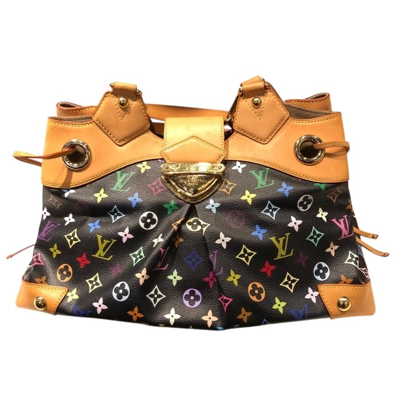 LOUIS VUITTON URSULA HANDBAG: LOUIS VUITTON Ursula Handbag Brand: LOUIS VUITTON Type: Handbag Material: Monogram Color: Noir Size: W16.3 x H10.6x D7.1inch Accessories: None Accessories Notice: When purchasing pre-owned