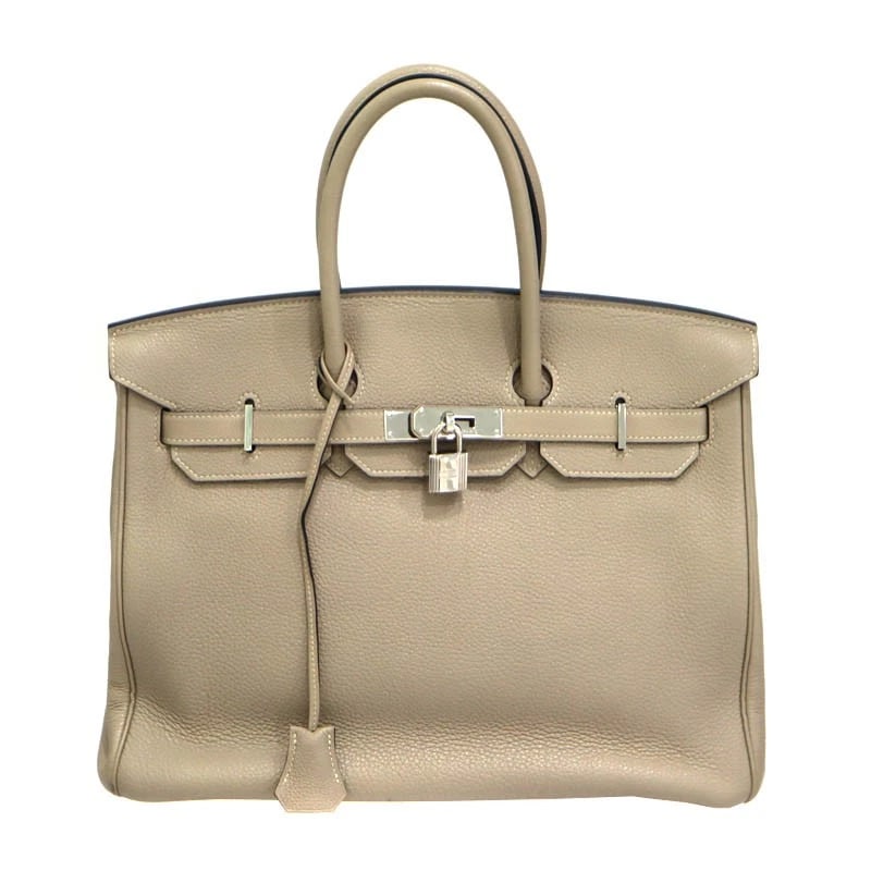 HERMES BIRKIN 35 HANDBAG LEATHER BEIGE (1 of 5)