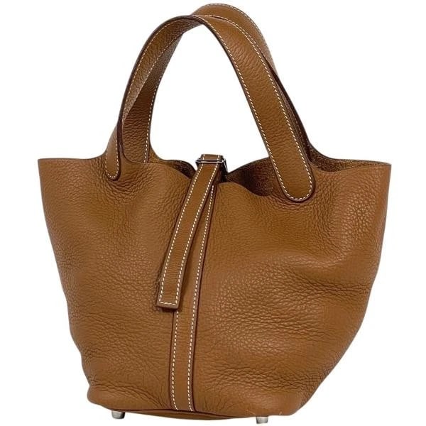 HERMES PICOTIN PM MINI HANDBAG TOGO LEATHER (1 of 7)