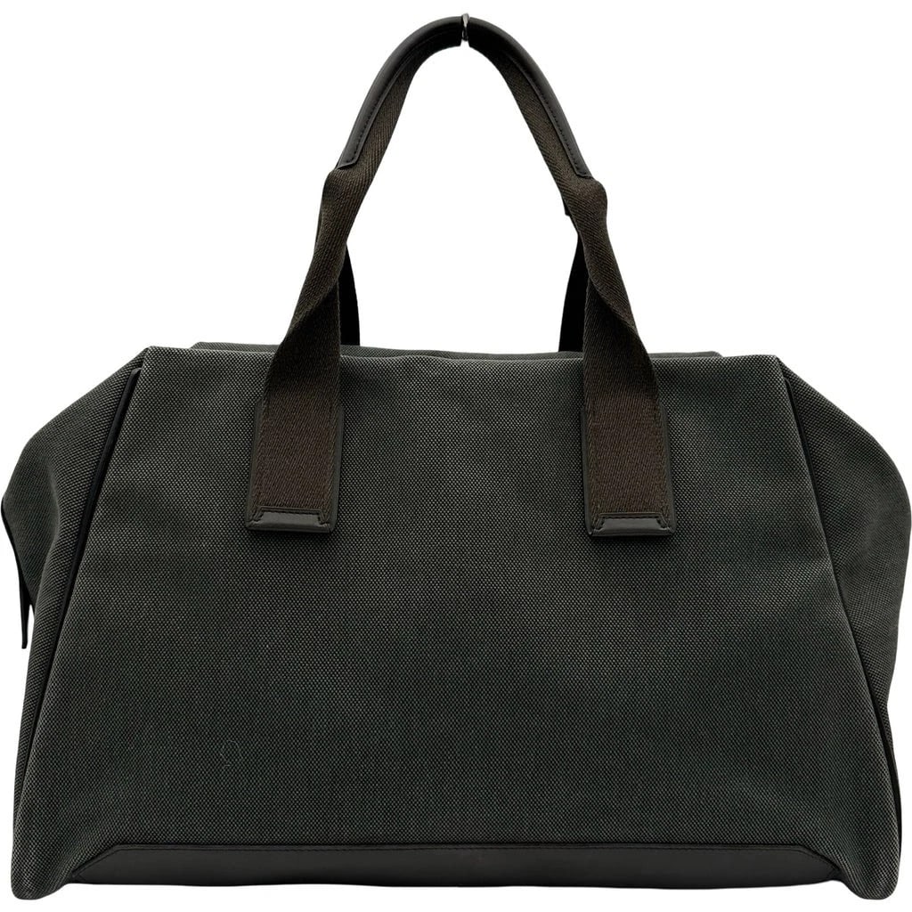 HERMES BOSTON BAG TOGO/SWIFT GRAY/BROWN (1 of 5)