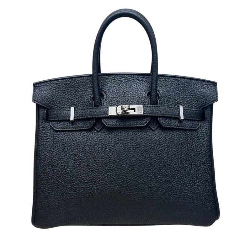 HERMES BIRKIN 25 BLACK TOGO LEATHER HANDBAG: HERMES Birkin 25 Black Togo Leather Handbag Brand: HERMES Type: Womwns Bag Material: Togo SV hardware Color: black Size: Width (approx.): 25cm Height (approx.): 20cm Depth (approx.): 13cm Accessor