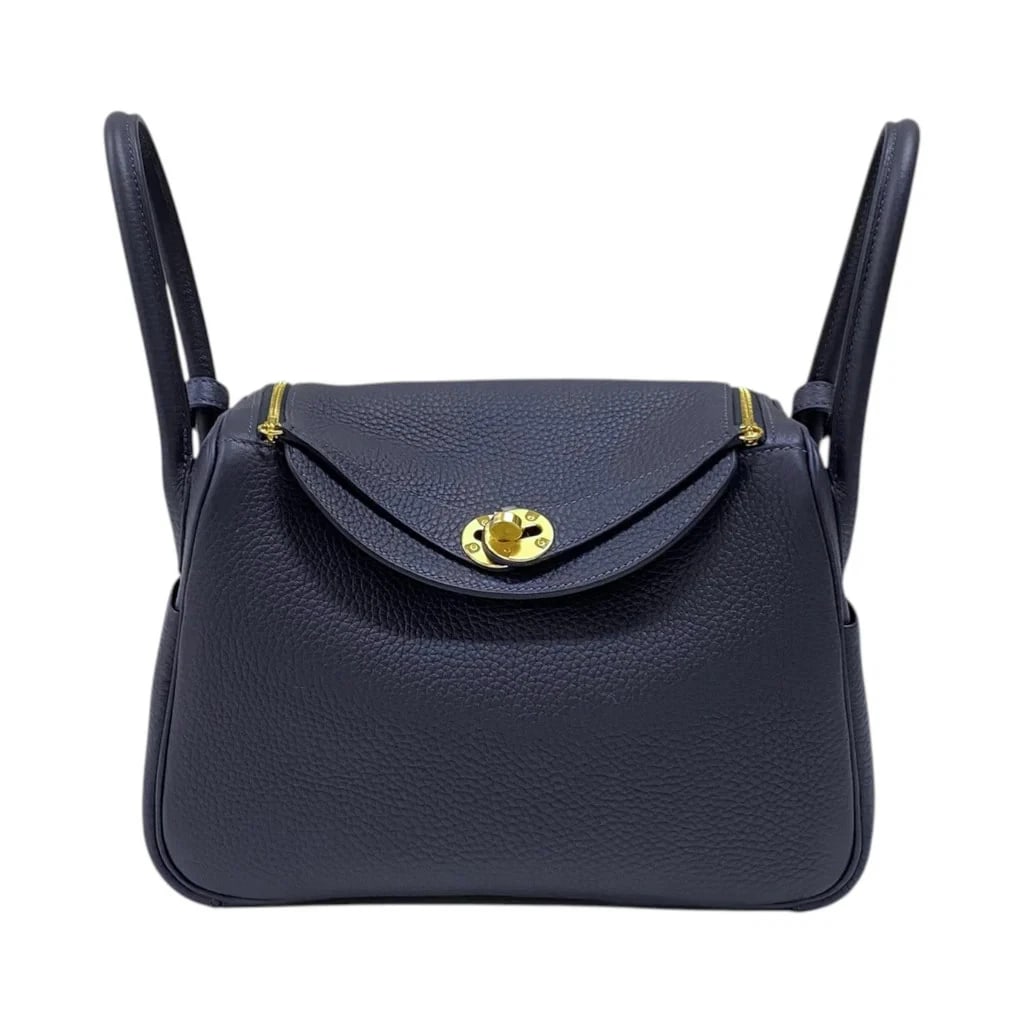 HERMES LINDY 26 K STAMP TOGO LEATHER SHOULDER BAG (1 of 8)