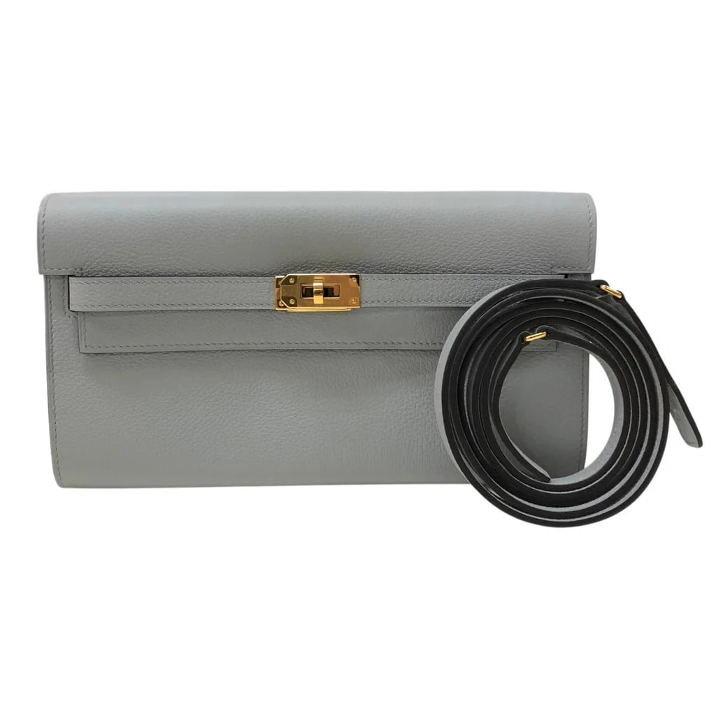 HERMES KELLY TOGO SHOULDER BAG K STAMP GRIS (1 of 5)