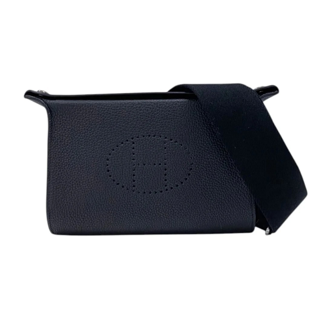 HERMES VIDPOCHE SHOULDER BAG TOGO LEATHER (1 of 5)