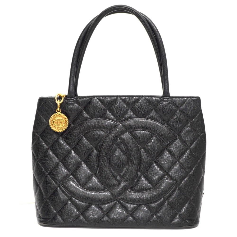 CHANEL REISSUE TOTE BLACK CAVIAR SKIN TOTE BAG (1 of 8)
