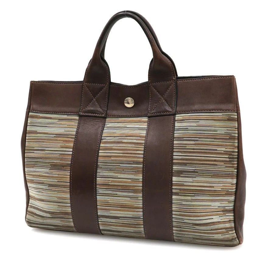 HERMES FOOLTO PM VIBRATO MULTICOLOR LEATHER SILVER HARDWARE (1 of 5)