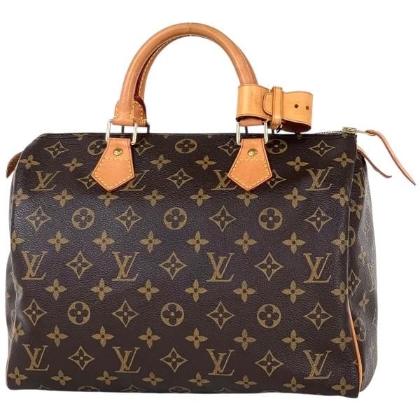 LOUIS VUITTON SPEEDY 30 BOSTON BAG MONOGRAM BROWN (1 of 6)