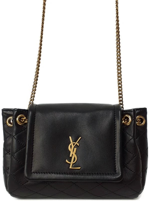 SAINT LAURENT PARIS MONOGRAM MINI NORIINE CHAIN SHOULDER BAG (1 of 6)