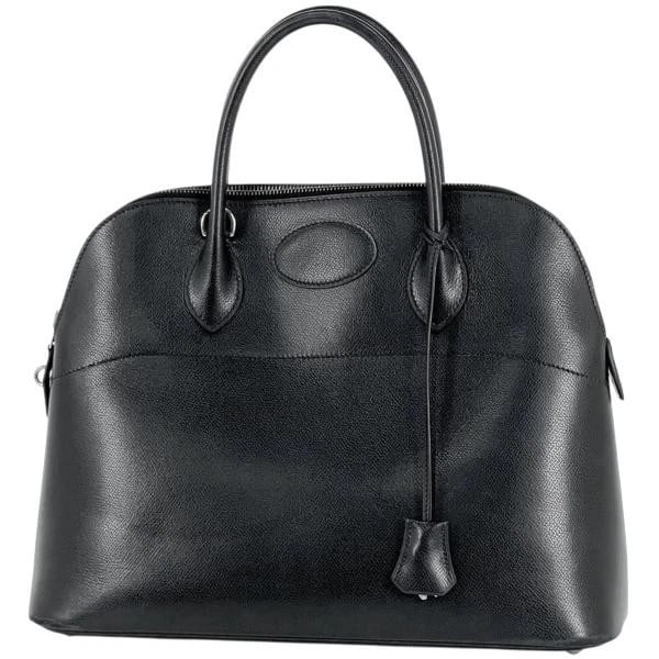 HERMES BOLIDE 31 HANDBAG VAUVERT BLACK (1 of 6)