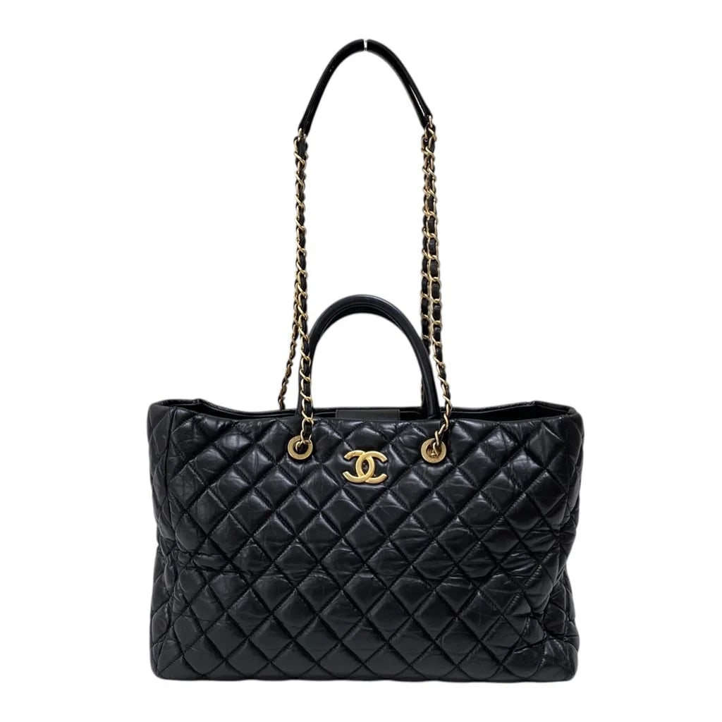 CHANEL MATELASSÉ CHAIN TOTE BAG (1 of 6)