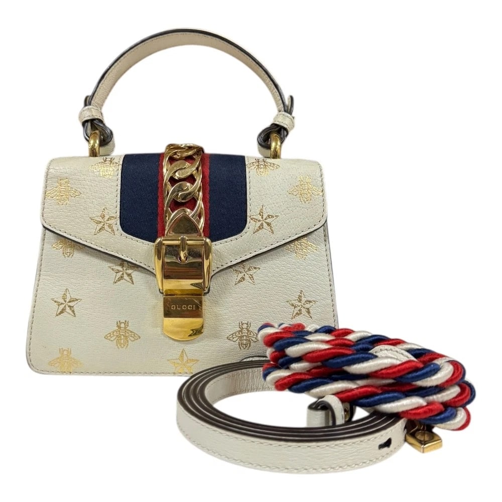 GUCCI SHOULDER BAG CROSS BODY LEATHER 2WAY (1 of 6)