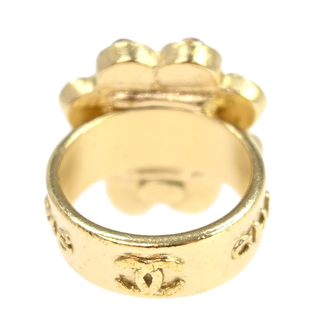 CHANEL RING GOLD - 2