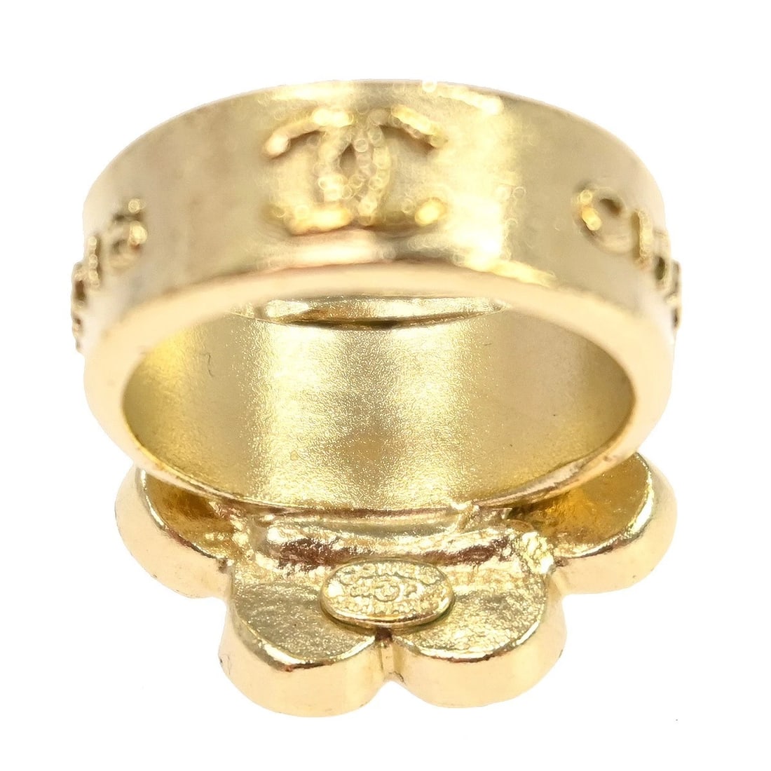 CHANEL RING GOLD - 3