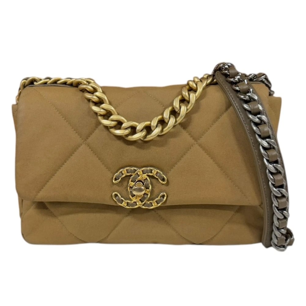 CHANEL SHOULDER BAG CROSS BODY COTTON CANVAS: CHANEL Shoulder Bag Cross Body Cotton canvas Brand: CHANEL Type: Shoulder Bag Material: Exterior Material Cotton canvas Color: Exterior Color Brown Size: W9.8 x H6.3 x D3.1inch Handle:8.7inch Acce