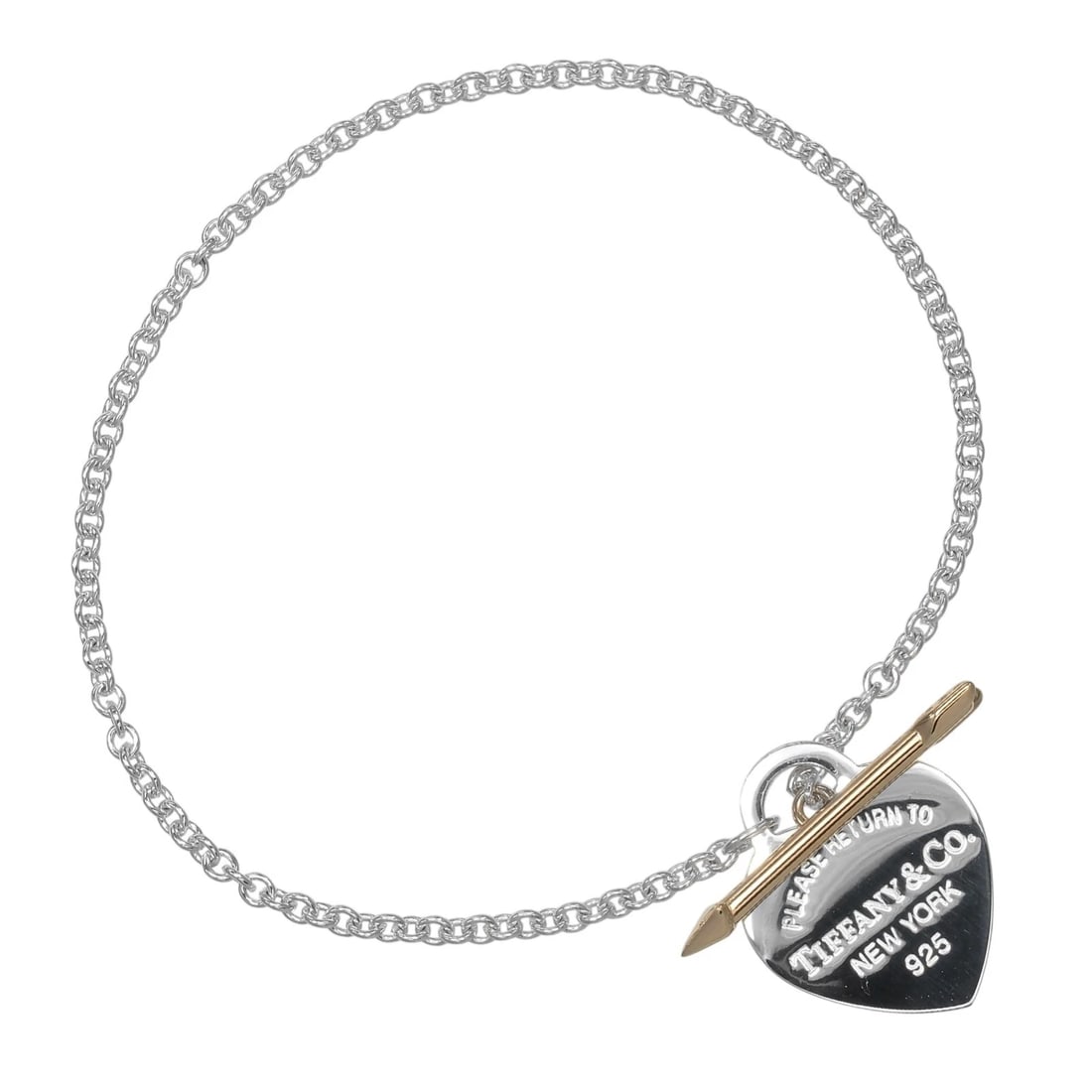 TIFFANY&CO. RETURN TO LOVESTRUCK HEART TAG BRACELET SILVER925 (1 of 6)