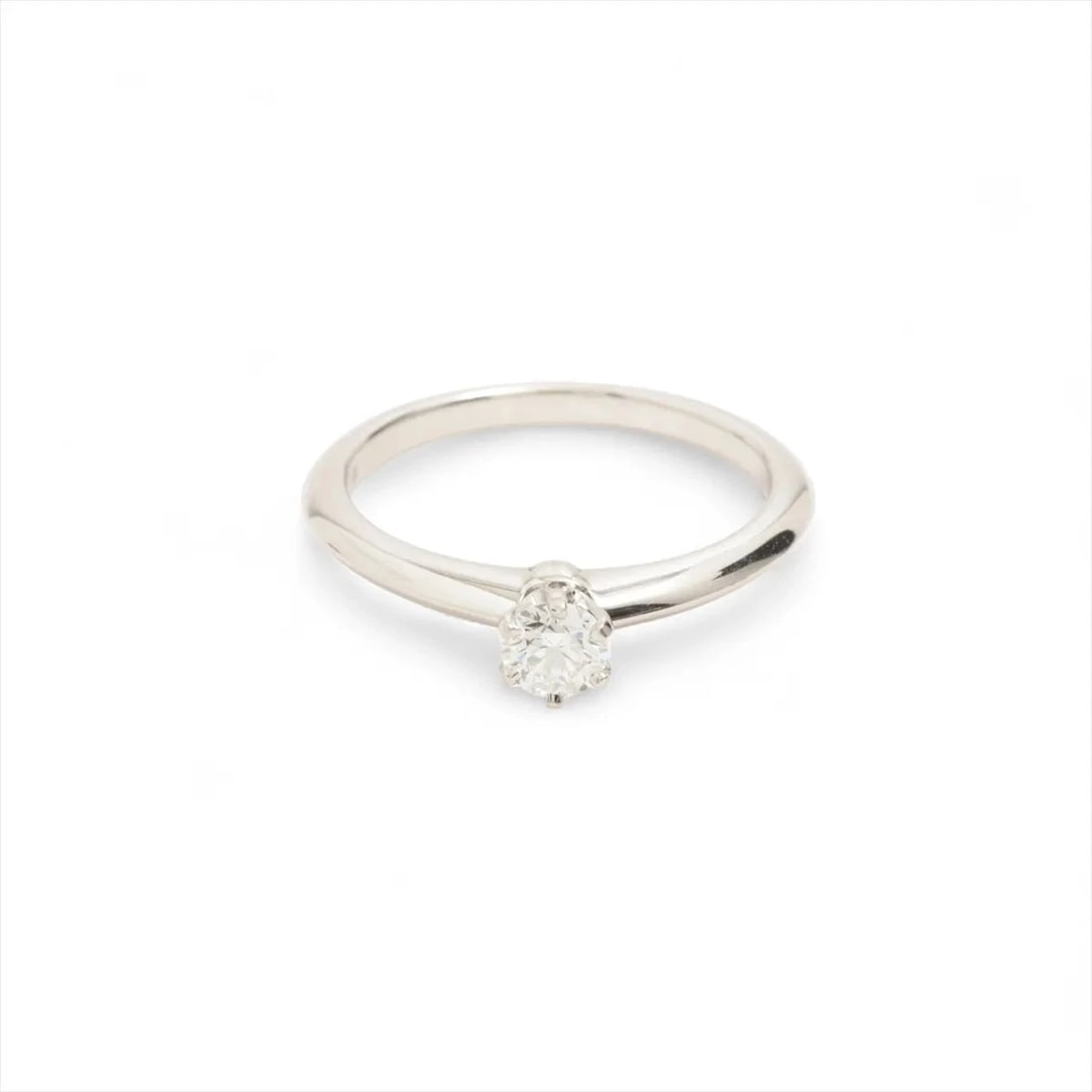 TIFFANY SOLITAIRE DIAMOND RING PT9