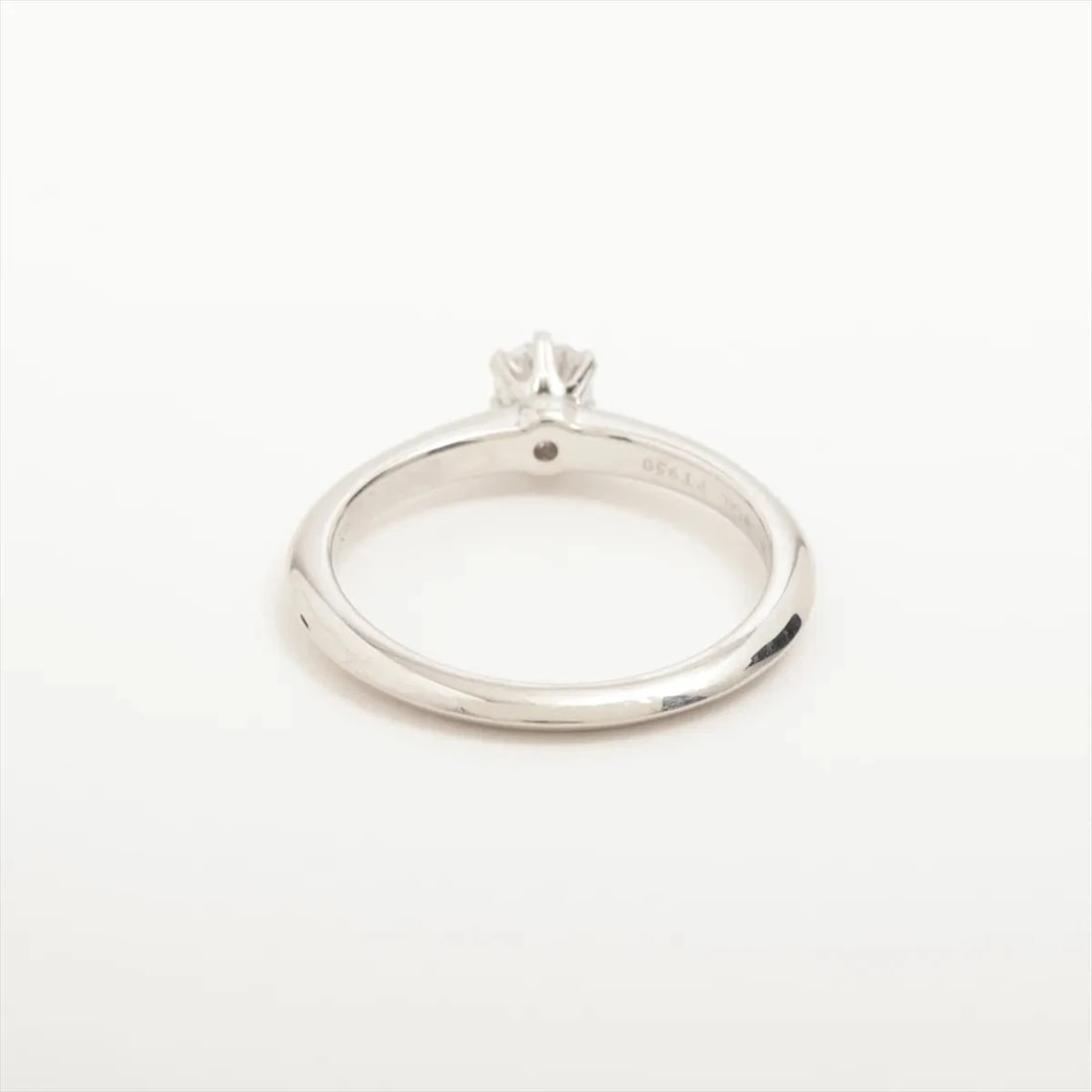 TIFFANY SOLITAIRE DIAMOND RING PT9 - 2