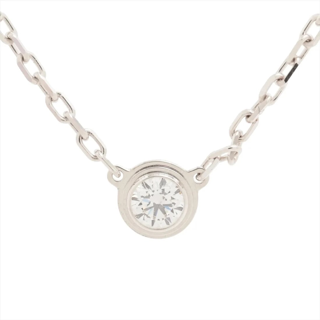 CARTIER D'AMOUR SM DIAMOND NECKLACE 750(WG): Cartier D'amour SM diamond Necklace 750(WG) Brand: Cartier Type: Necklace Material: 750(WG), Main Stone/Creation Natural Color: White Size: Size(CM)Chain length:40.8 Size(Inch)Chain Length:16.1inch