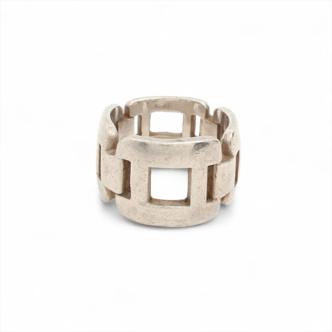 HERMES CASSIOPEIA RING 925 SILVER: "Hermes Cassiopeia Ring 925 Silver Brand: Hermes Type: Ring Material: 925 Silver, Color: Silver Size: 5.25 US Accessories: None Accessories Notice: When purchasing pre-owned goods, please refer to