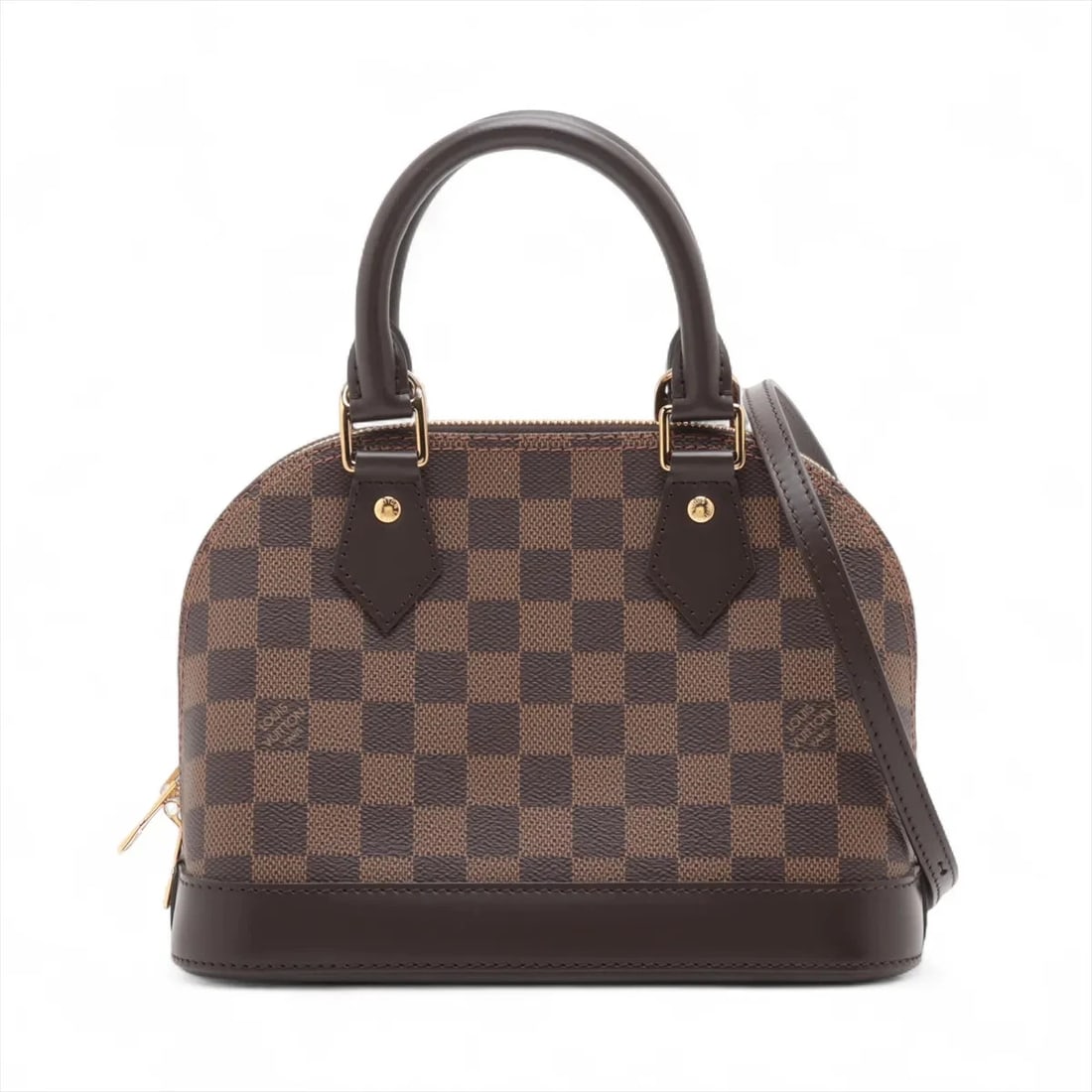 LOUIS VUITTON DAMIER ALMA BB BROWN: Louis Vuitton Damier Alma BB Brown Brand: Louis Vuitton Type: Hand bag Material: none Color: Brown Size: Height:6.7inch Length:9.3inch Depth:4.5inch Handle height:3.5inch Accessories: None