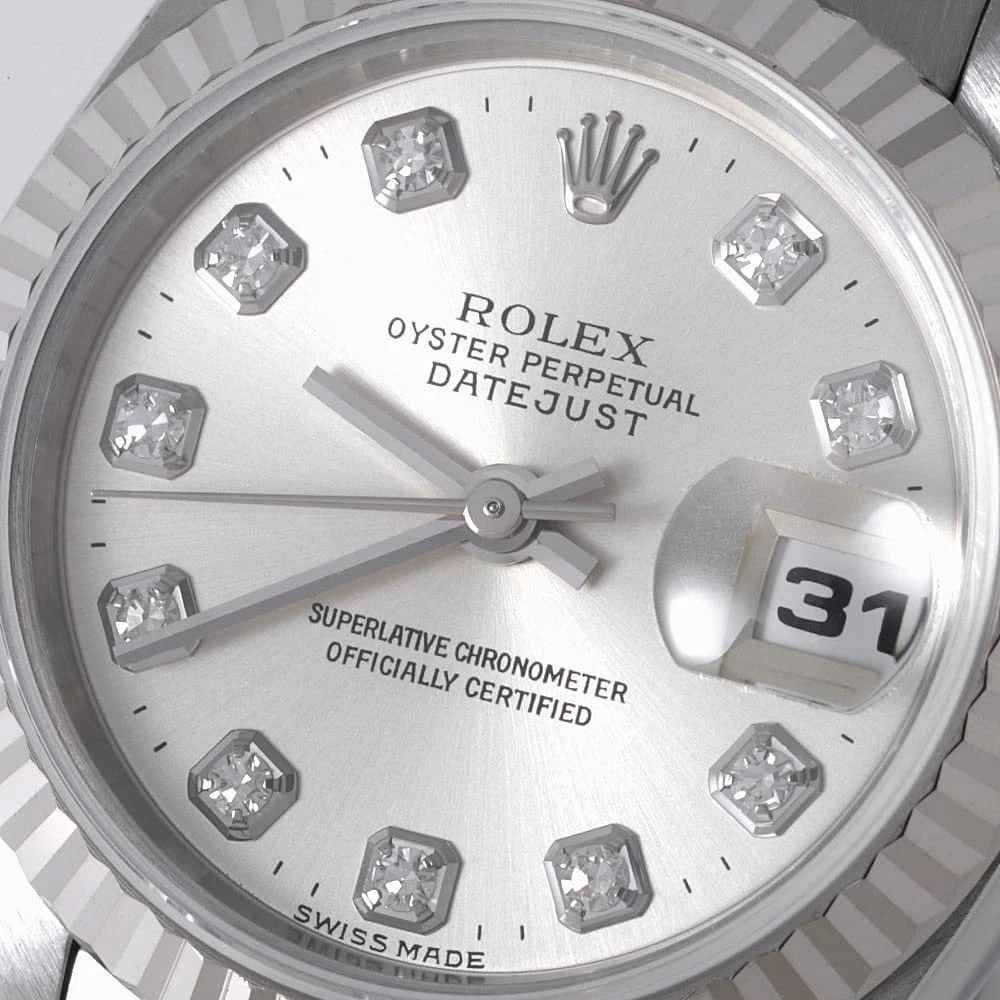 ROLEX DATEJUST DIAMOND SILVER - 4