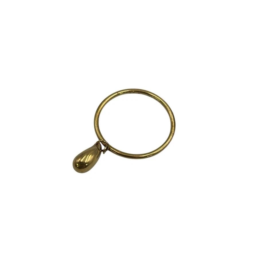 TIFFANY & CO. TEARDROP K18 YELLOW GOLD RING: Tiffany & Co. Teardrop K18 Yellow Gold Ring Brand: Tiffany & Co. Type: Ring Material: 18K Yellow Gold, Color: Yellow Gold Size: US Size No. 7 Accessories: None Accessories Notice: When pu