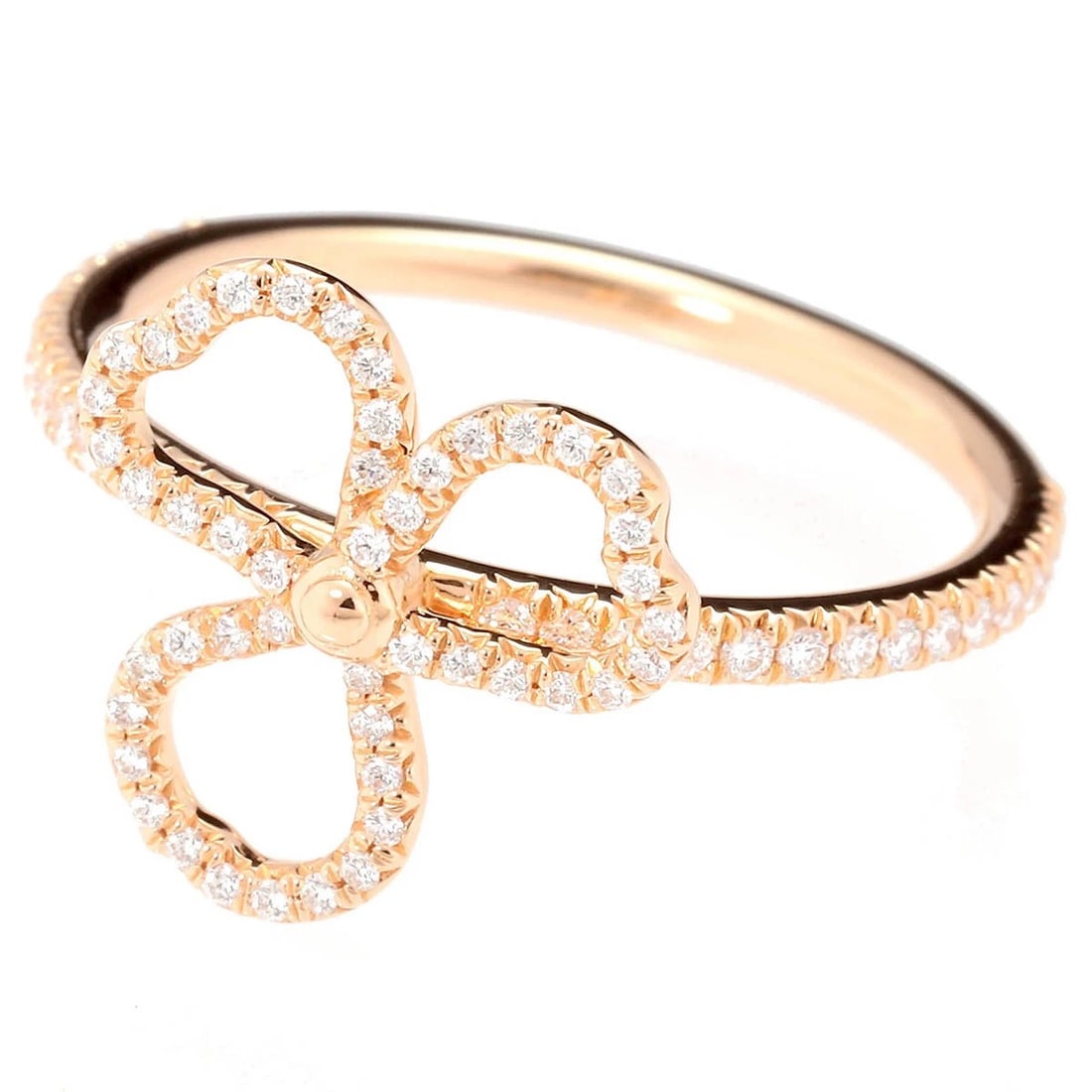 TIFFANY & CO. PAPER FLOWER K18PG RING: Tiffany & Co. Paper Flower K18PG Ring Brand: Tiffany & Co. Type: Ring Material: K18PG Main Stone/Creation Natural Color: Pink Gold Size: US Size No. 5 Accessories: None Accessories Notice: