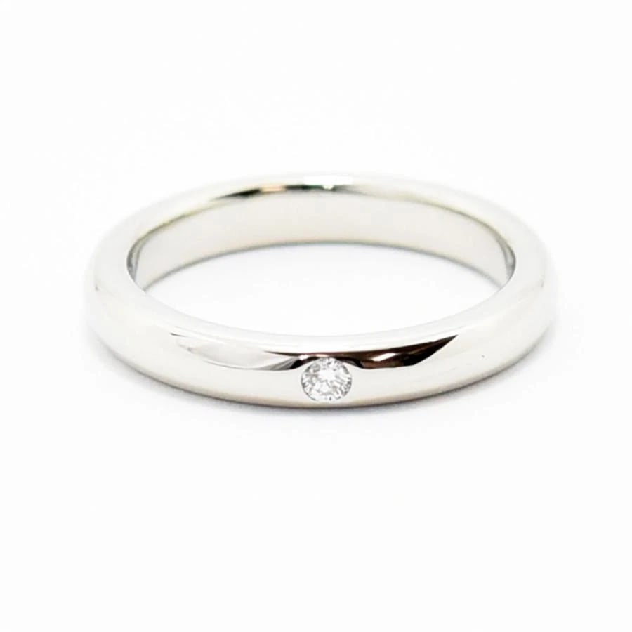 TIFFANY & CO. PERETTI STACKING BAND RING: Tiffany & Co. Peretti Stacking Band Ring Brand: Tiffany & Co. Type: Ring Material: Pt950, Main Stone/Creation Natural Color: Platinum Size: US Size No. 3.5 Accessories: None Accessories No