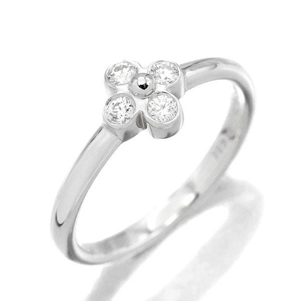 TIFFANY & CO. FLOWER LACE PT950 RING: Tiffany & Co. Flower Lace Pt950 Ring Brand: Tiffany & Co. Type: Ring Material: Platinum, Main Stone/Creation Natural Color: Platinum Size: US 4.5 Accessories: None Accessories Notice: When