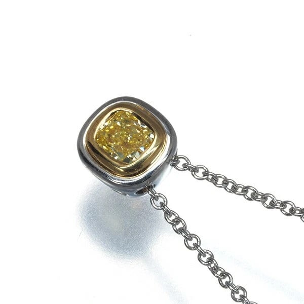 TIFFANY&CO. BIZET YELLOW NECKLACE: Tiffany&Co. Bizet Yellow Necklace Brand: Tiffany & Co. Type: Necklace Material: Pt950 Platinum / K18YG 18K Yellow Gold, Main Stone/Creation Natural Color: Platinum / Yellow Gold Size: Necklace Size: A