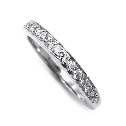TIFFANY & CO. HALF CIRCLE PT950 RING (1 of 4)