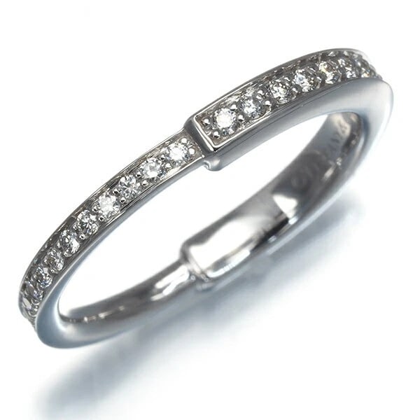 TIFFANY & CO. ROCK -6K18WG RING: Tiffany & Co. Rock -6K18WG Ring Brand: Tiffany & Co. Type: Ring Material: K18WG/18k White Gold, Main Stone/Creation Natural Color: White Gold Size: US 6-6.5 Accessories: None Accessories