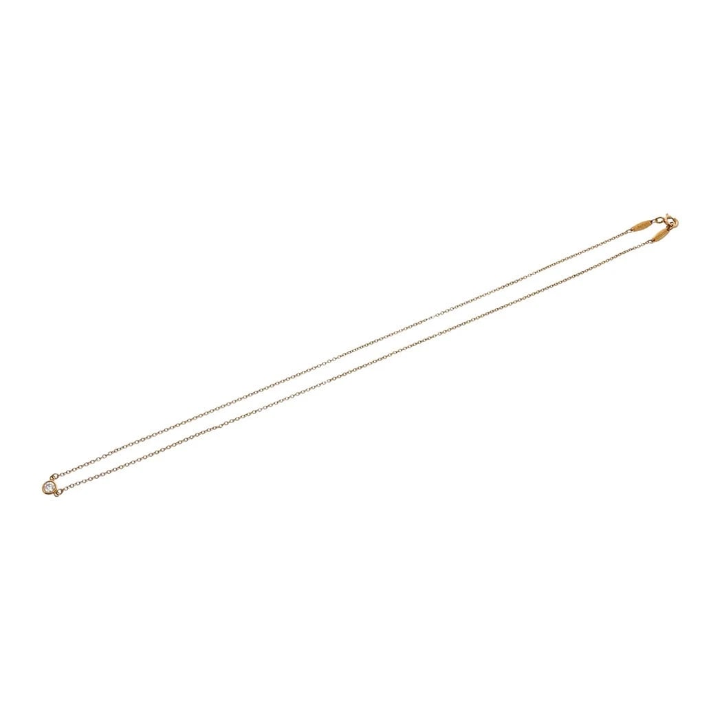 TIFFANY&CO. NECKLACE 750 YELLOW GOLD: Tiffany&Co. Necklace 750 Yellow Gold Brand: Tiffany & Co. Type: Necklace Material: K18 (Yellow Gold / Au750), Main Stone/Creation Natural Color: Yellow Gold Size: Necklace Length: Approx. 41cm ?Motif 