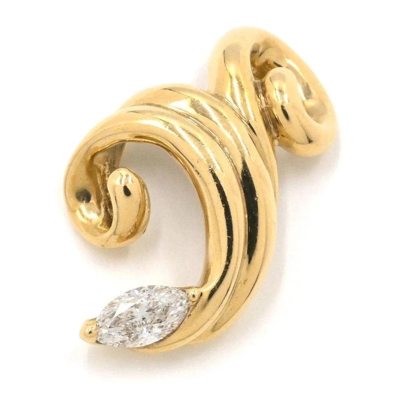 NATURAL PENDANT TOP 18K YG (1 of 2)