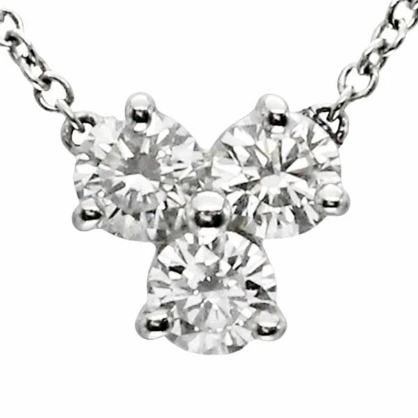 TIFFANY & CO. ARIA NECKLACE PLATINUM PT950: Tiffany & Co. Aria Necklace Platinum Pt950 Brand: Tiffany & Co. Type: Necklace Material: Pt950, Main Stone/Creation Diamond Color: none Size: Length: Approx. 40cm Top: approx. W7mm x H7mm Accessor
