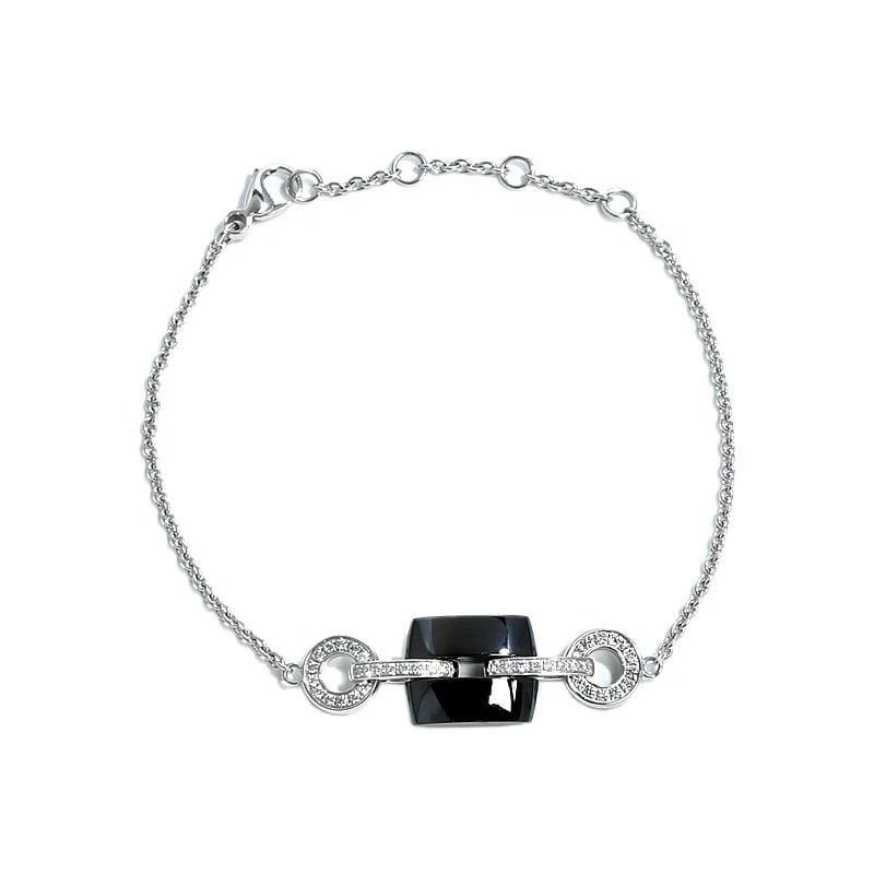 CHANEL ULTRA BRACELET 18K WG BLACK CERAMIC (1 of 3)
