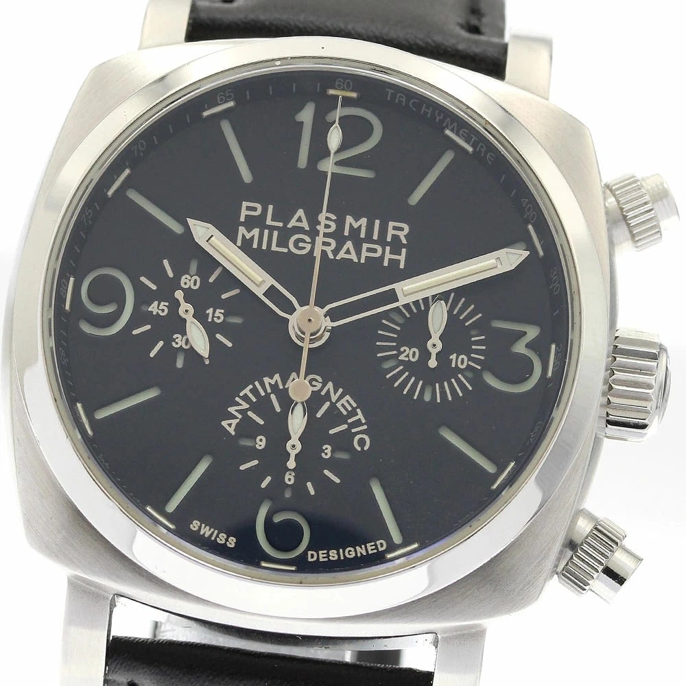 R.X.W VJ CHRONOGRAPH AUTOMATIC WATCH: R.X.W VJ Chronograph Automatic Watch Brand: RXW / R.X.W Type: wristwatch Material: Case Material: Stainless Steel (SS) Band Material: Stainless Steel (SS) Color: Dial Color black Size: case size 41mm 