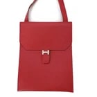 HERMES AMÉLIE POCHETTE MINI SHOULDER BAG: HERMES Amélie Pochette Mini Shoulder Bag Brand: Hermes Type: Pochette, Shoulder bag Material: Ardennes leather Color: Red color Size: Size (HxWxD) 18cm x 14cm x 5.00mm / 7.08'' x 5.51'' x 0.19'' A