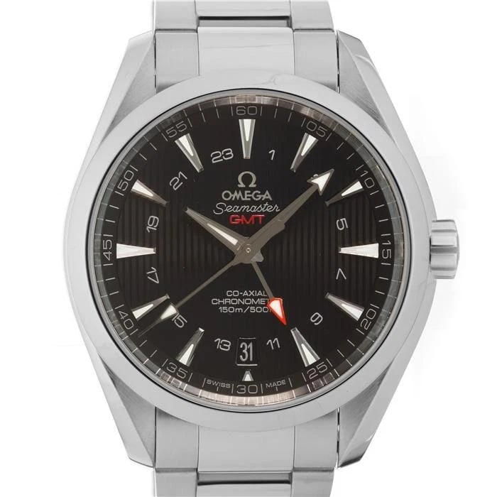 OMEGA SEAMASTER AQUA TERRA CO AXIAL WATCH: Omega Seamaster Aqua Terra Co axial Watch Brand: OMEGA Type: Wristwatch Material: Case Material Stainless Steel, Band Material Stainless Steel Color: Case Color Silver, Dial Color Black, Band color