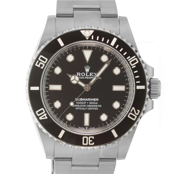 ROLEX SUBMARINER WATCH: ROLEX Submariner Watch Brand: ROLEX Type: Wristwatch Material: Case Material Stainless Steel, Band Material Stainless Steel Color: Case Color Silver, Dial Color Black, Band color Silver Size: Case Siz