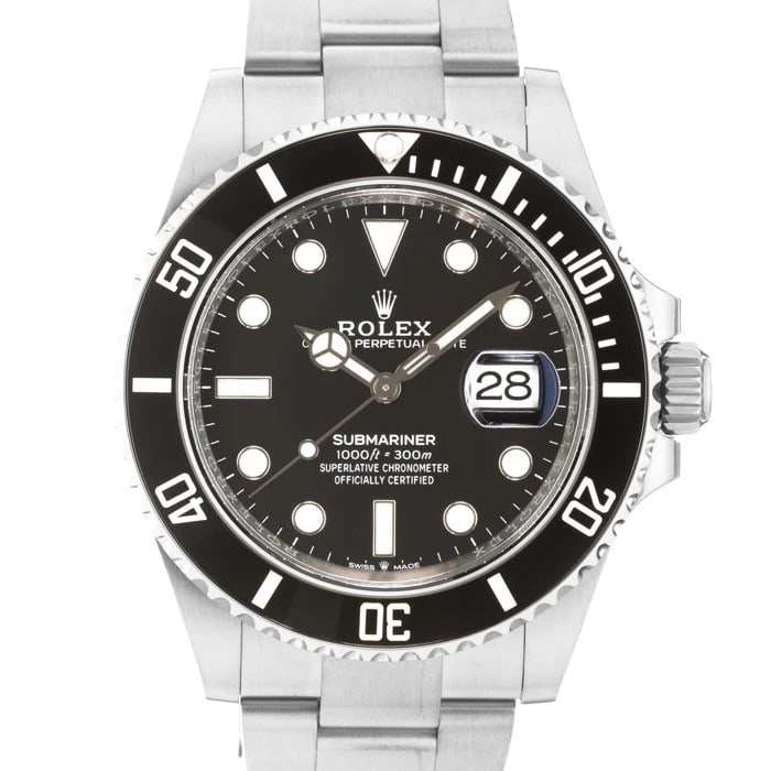 ROLEX SUBMARINER WATCH: ROLEX Submariner Watch Brand: ROLEX Type: Wristwatch Material: Case Material Stainless Steel, Band Material Stainless Steel Color: Case Color Silver, Dial Color Black, Band color Silver Size: Case Siz