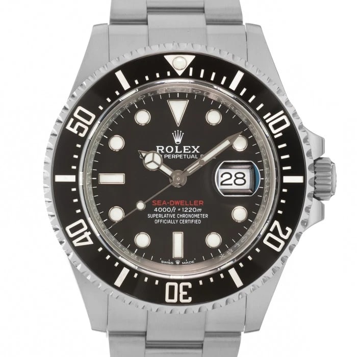 ROLEX SEA DWELLER WATCH: ROLEX Sea Dweller Watch Brand: ROLEX Type: Wristwatch Material: Case Material Stainless Steel, Band Material Stainless Steel Color: Case Color Silver, Dial Color Black, Band color Silver Size: Case