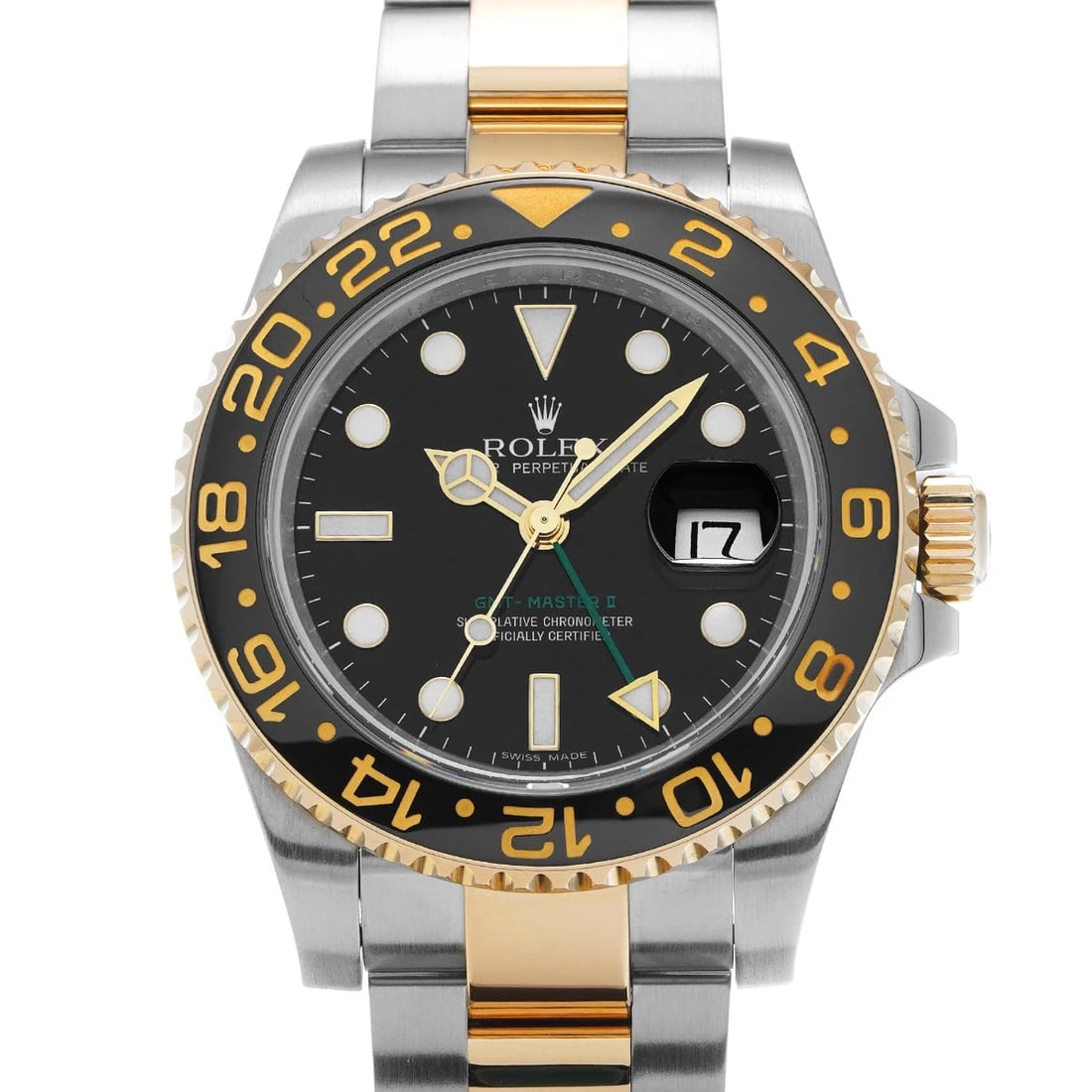 ROLEX MASTER BLACK WATCH: ROLEX Master black Watch Brand: ROLEX Type: Wristwatch Material: Band Material Stainless steel/Yellow Gold, Case Material Stainless steel/Yellow Gold Color: Dial Color black Size: ??Case? H/about 40mm