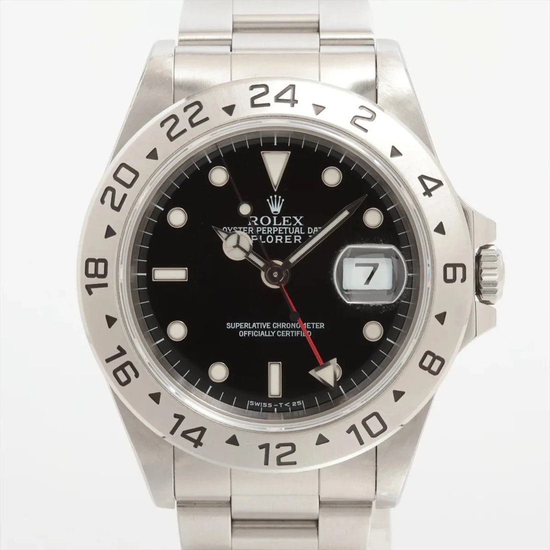 ROLEX EXPLORER II BLACK DIAL WATCH: Rolex Explorer II Black Dial Watch Brand: Rolex Type: Wristwatch Material: SS Color: Dial Color Black Size: Case:W1.6 x H1.6inch / W40 x H40Circumference of Wrist:6.1inch / 15.5 Accessories: None