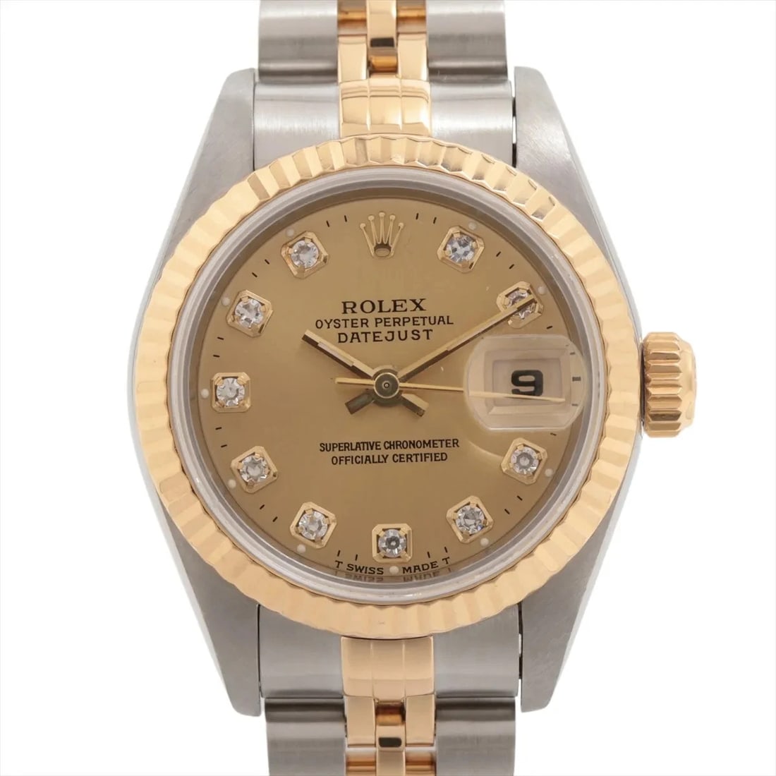 ROLEX LADY DATEJUST CHAMPAGNE-FACE WATCH (1 of 3)